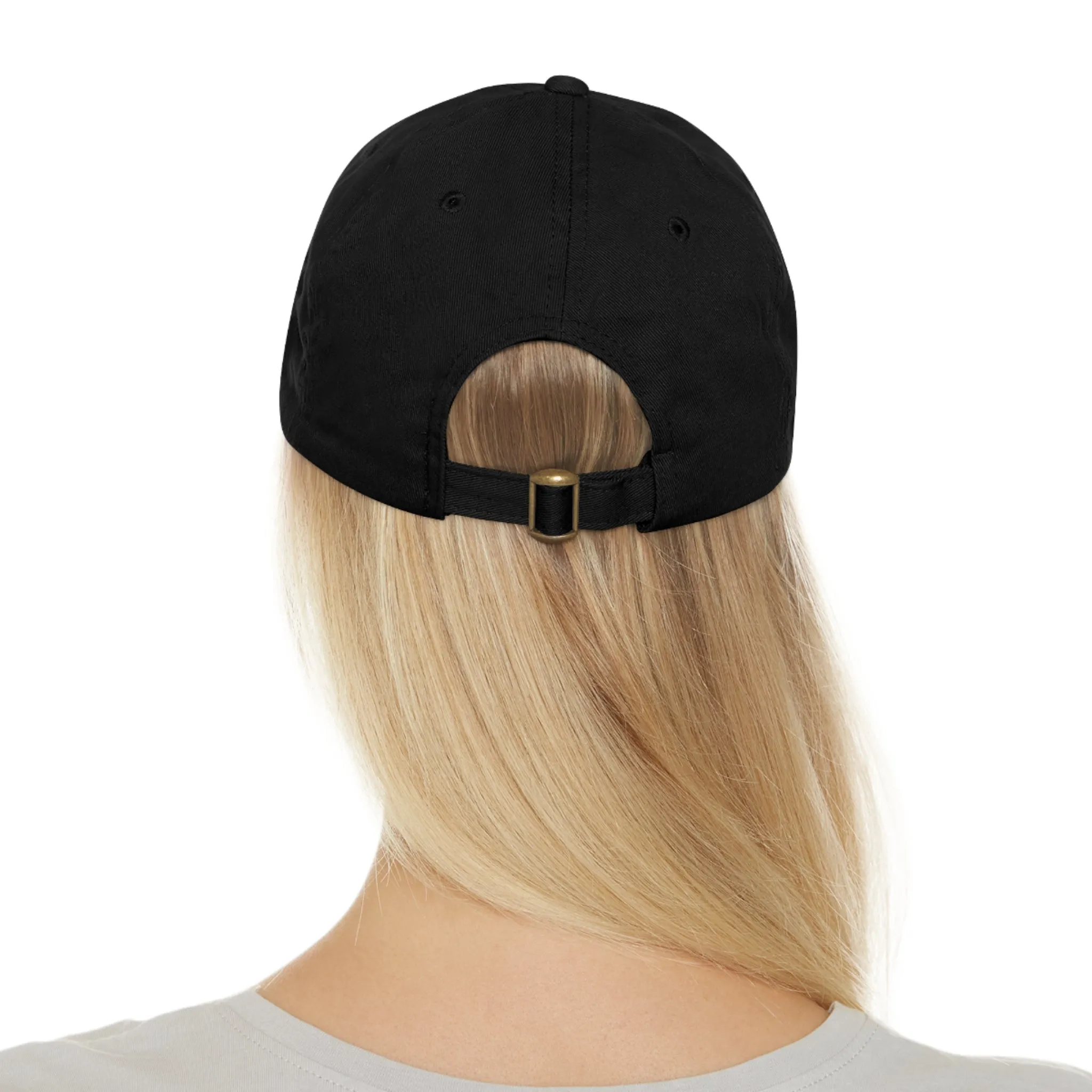 SHAVA CO Non Binary Flag Hat with Leather Patch (Rectangle)