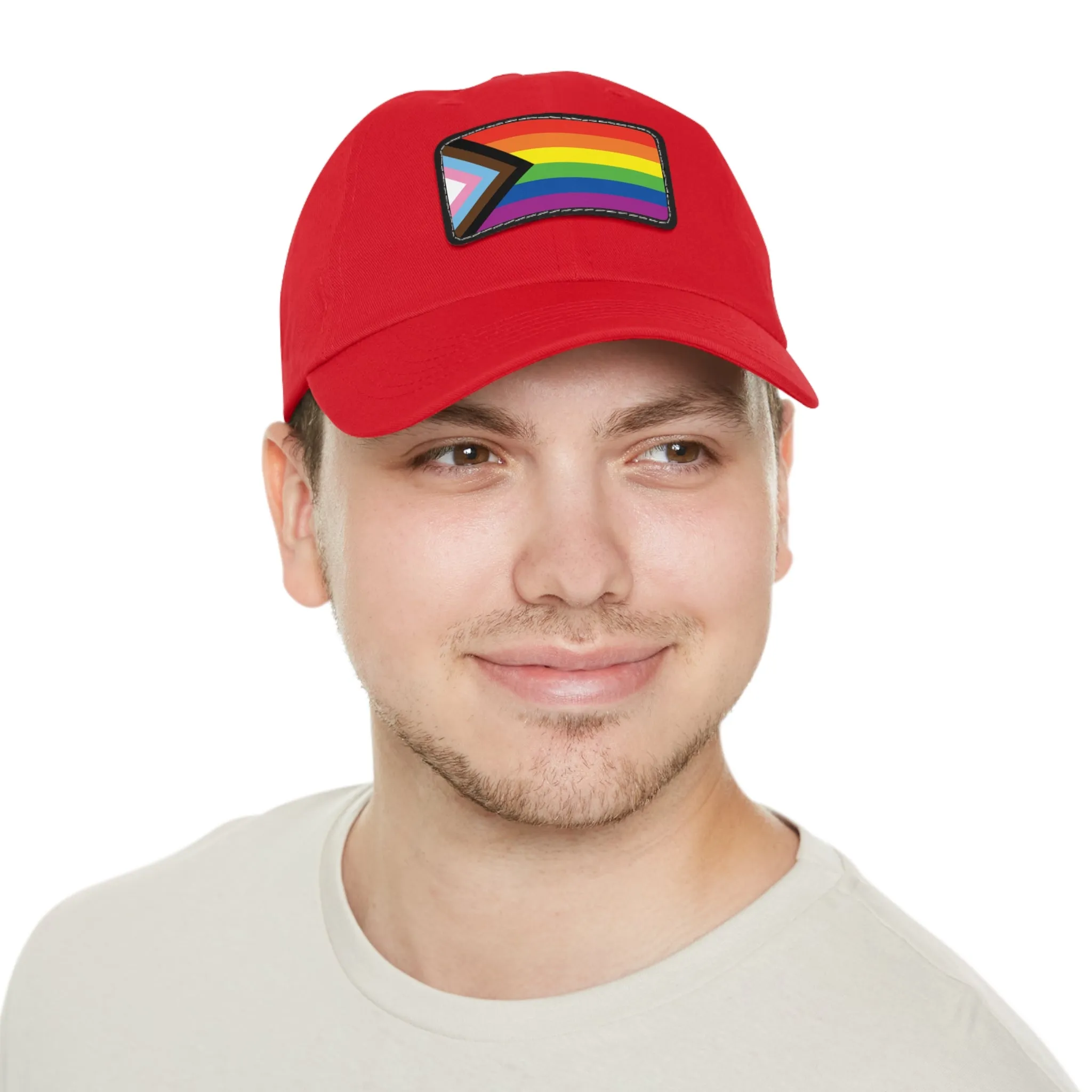 SHAVA CO Progress Flag Hat with Leather Patch (Rectangle)