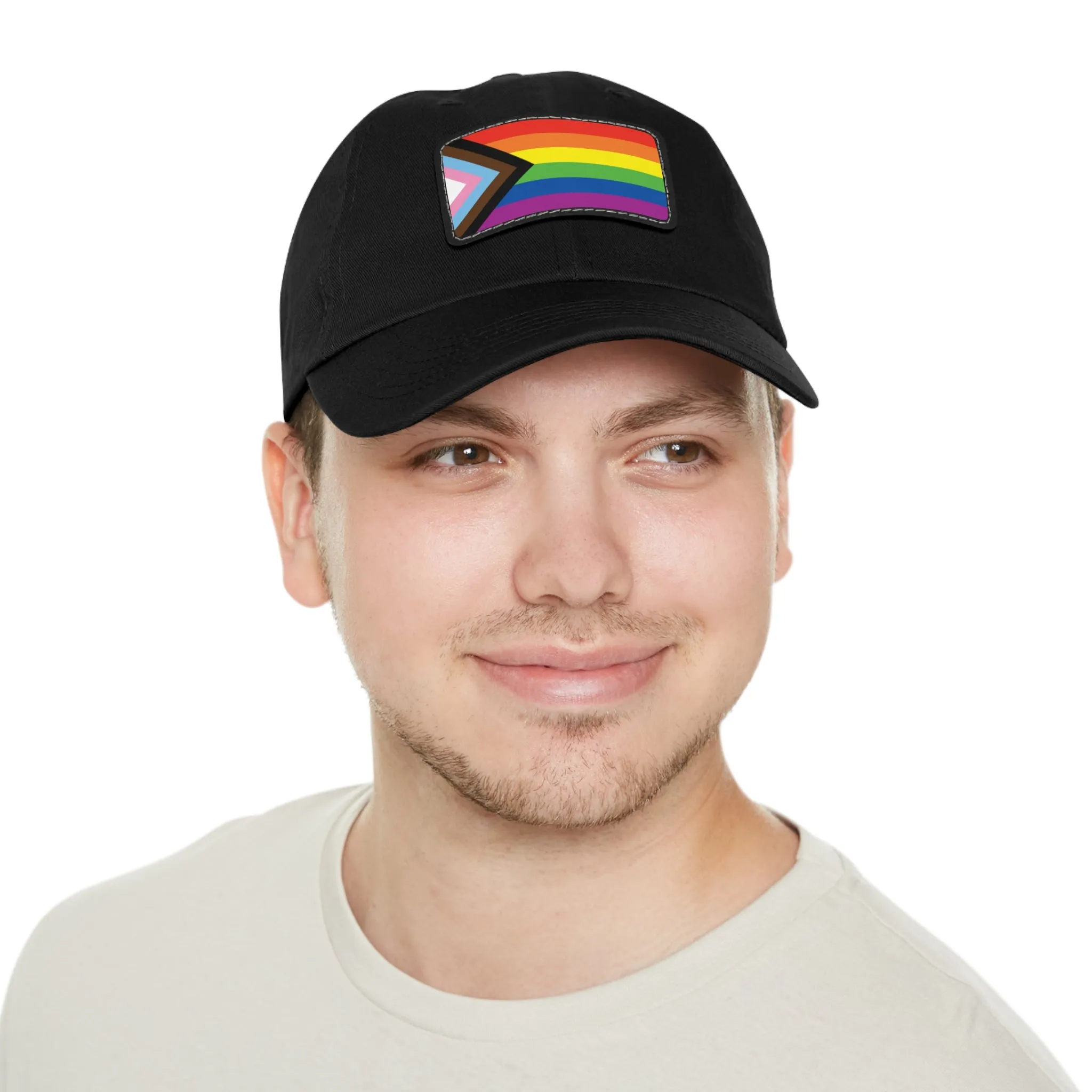 SHAVA CO Progress Flag Hat with Leather Patch (Rectangle)