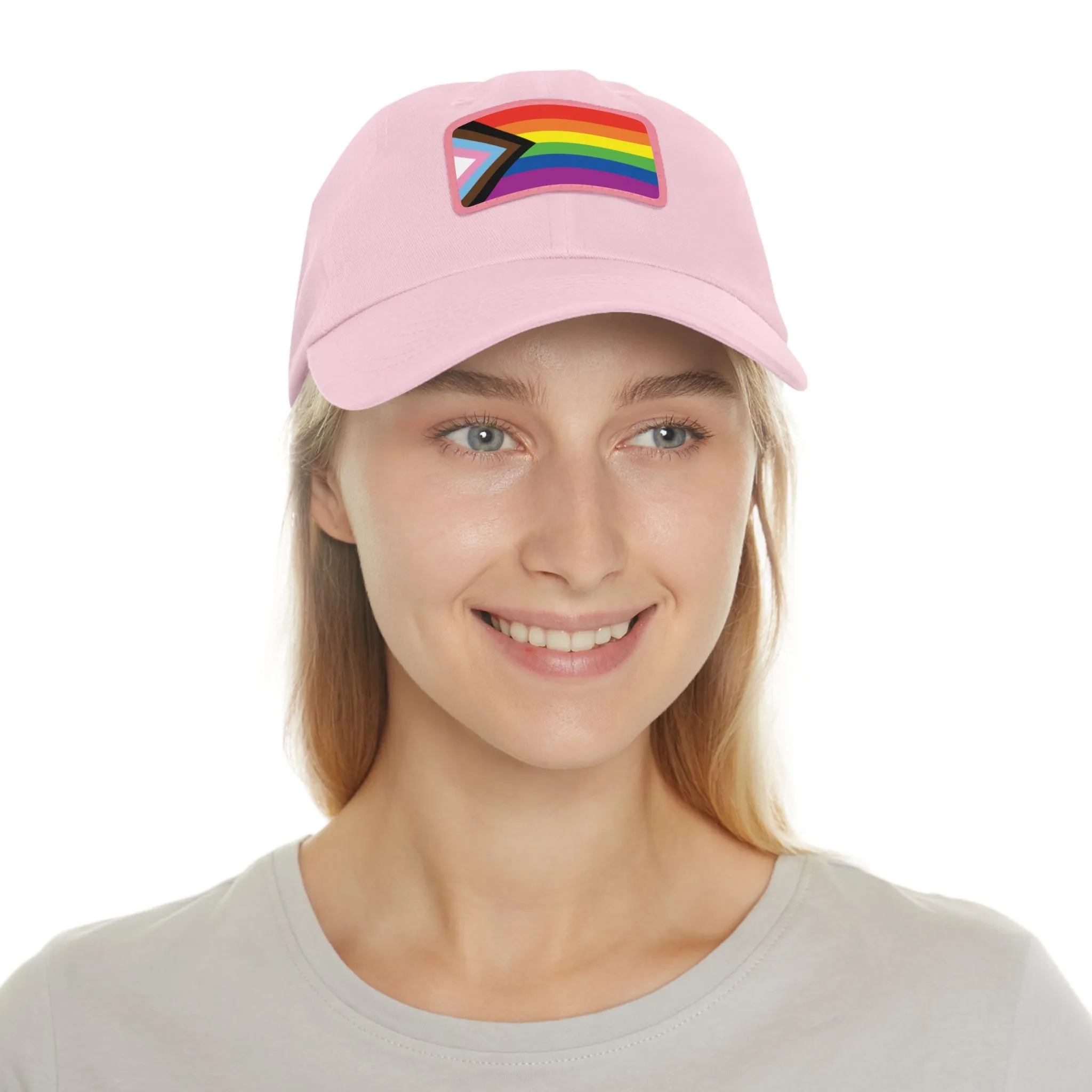 SHAVA CO Progress Flag Hat with Leather Patch (Rectangle)