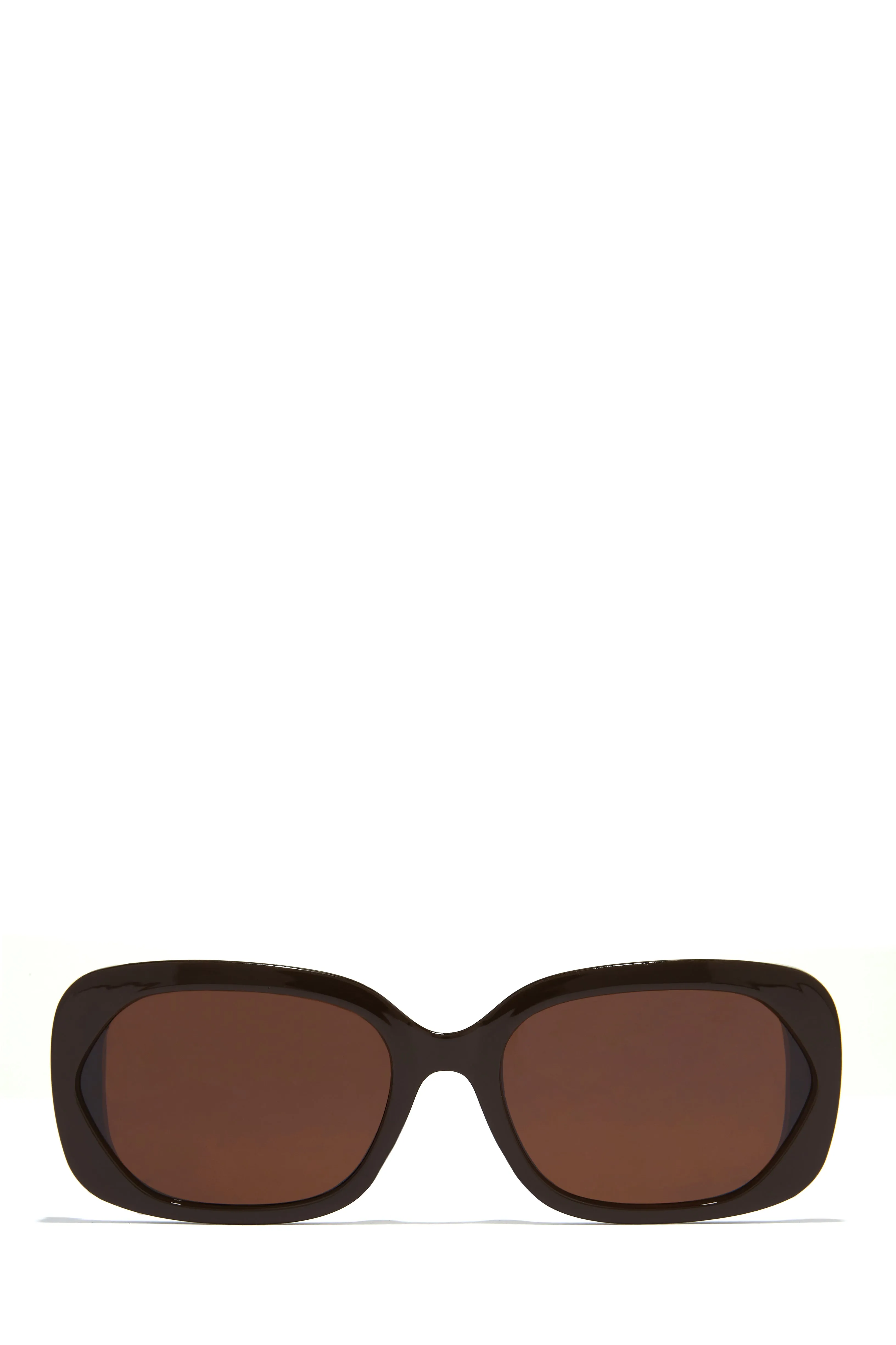 Shayna Oversized Sunglasses - Nude