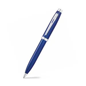 Sheaffer® 100 Glossy Blue with Chrome Trims Ballpoint Pen