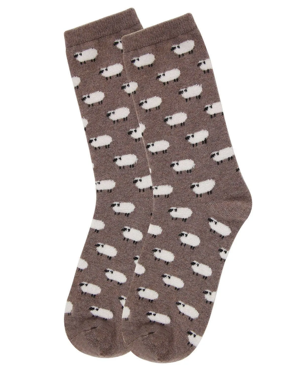 sheep cashmere blend crew socks