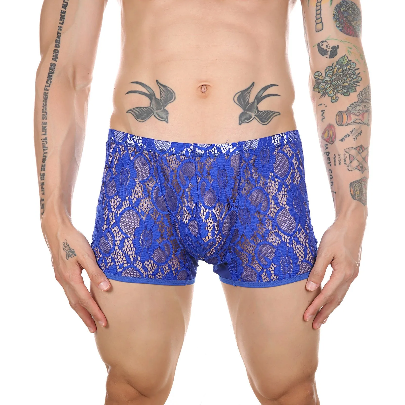 SHEER Lace Boxers 5-Pack