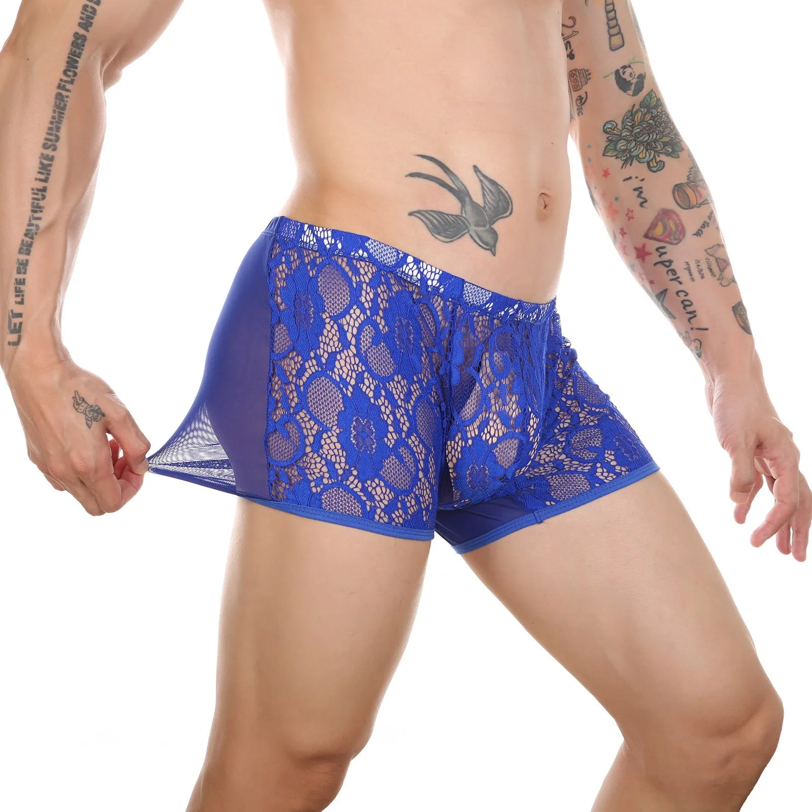 SHEER Lace Boxers 5-Pack