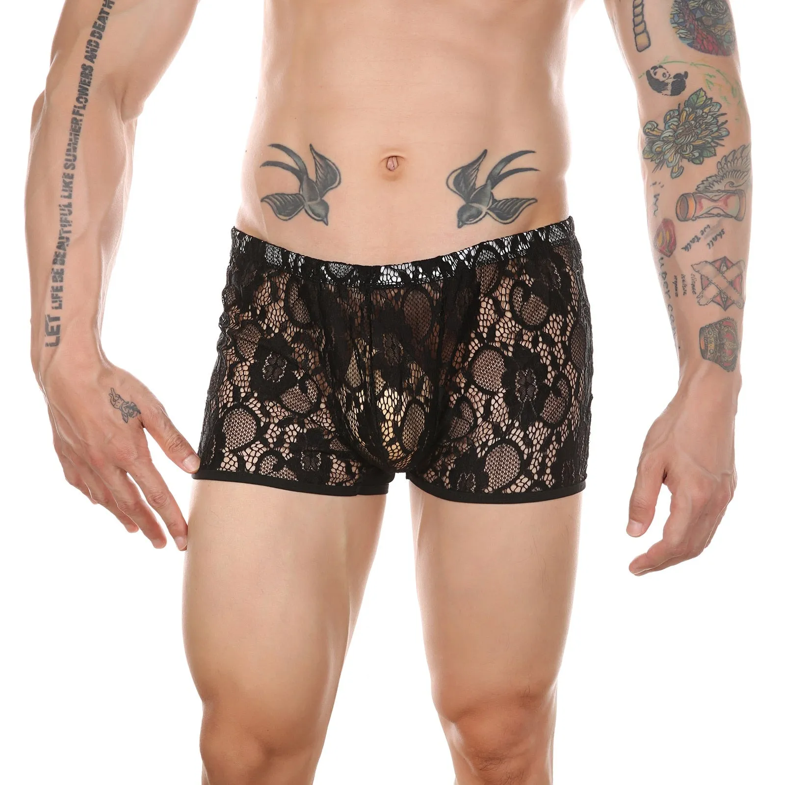 SHEER Lace Boxers 5-Pack