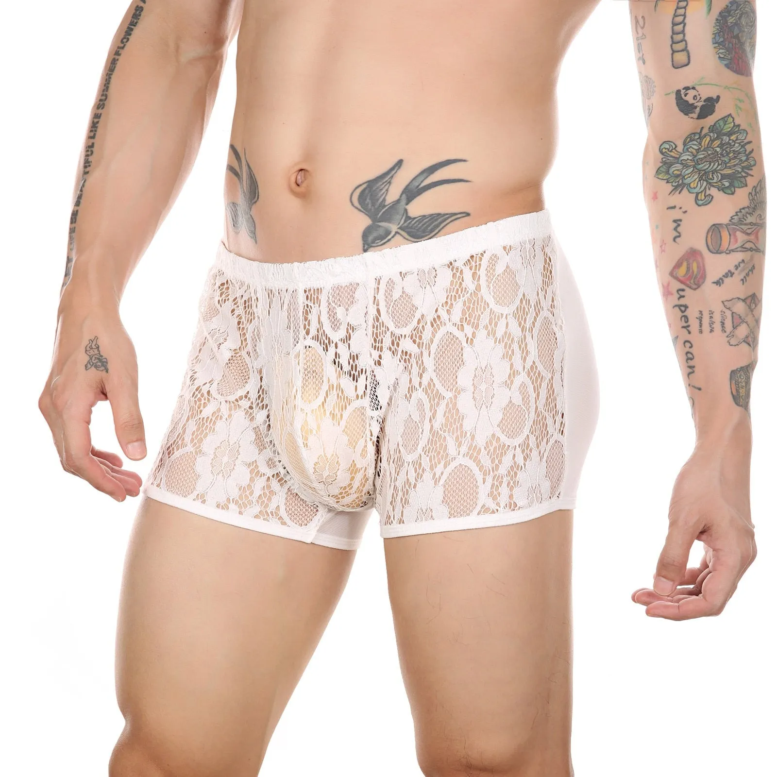 SHEER Lace Boxers 5-Pack