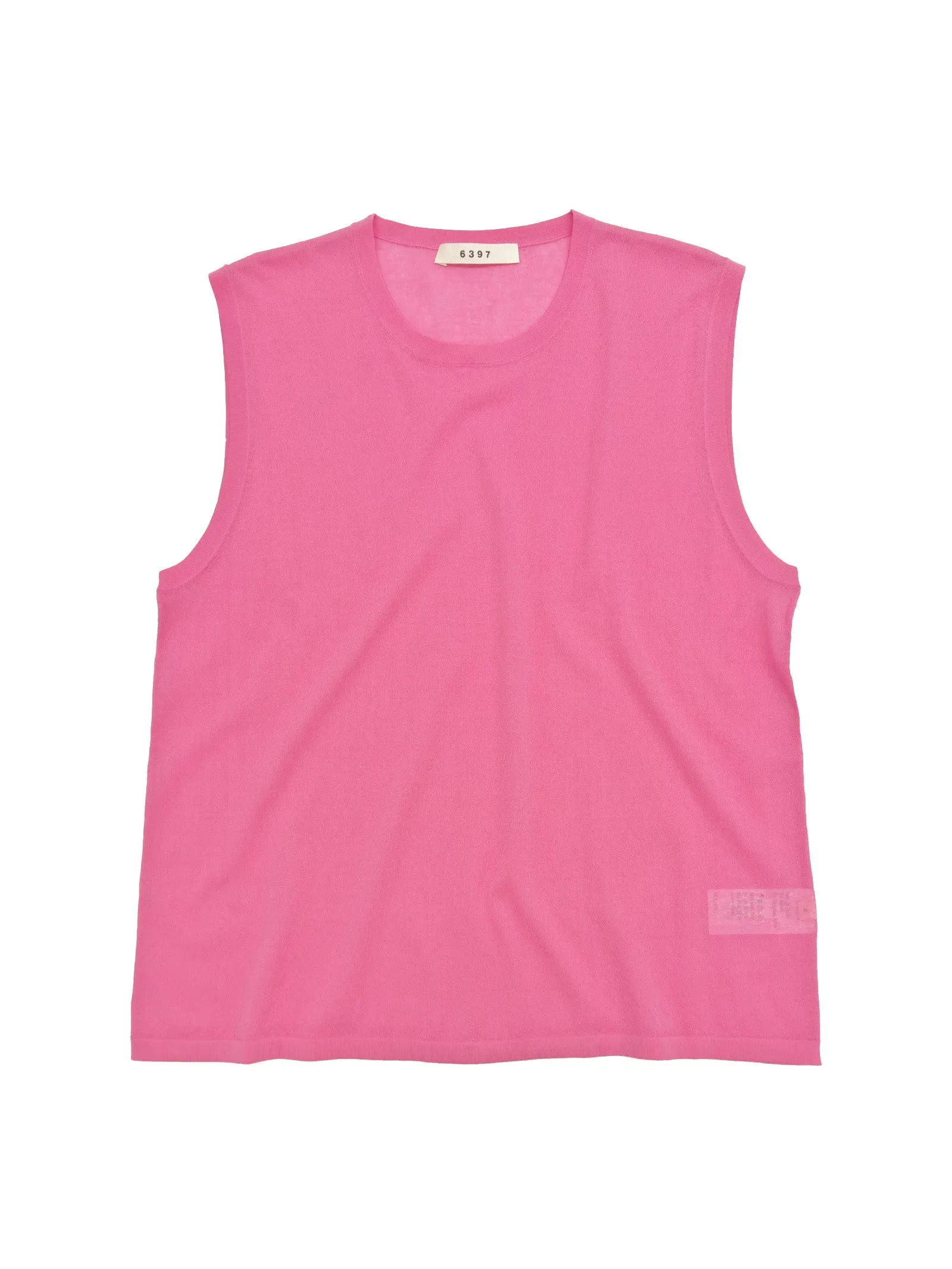 Sheer Muscle Tank in Bubblegum