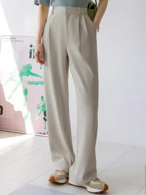 SHEIN Dazy-Less Plicated Detail Wide Leg Trousers