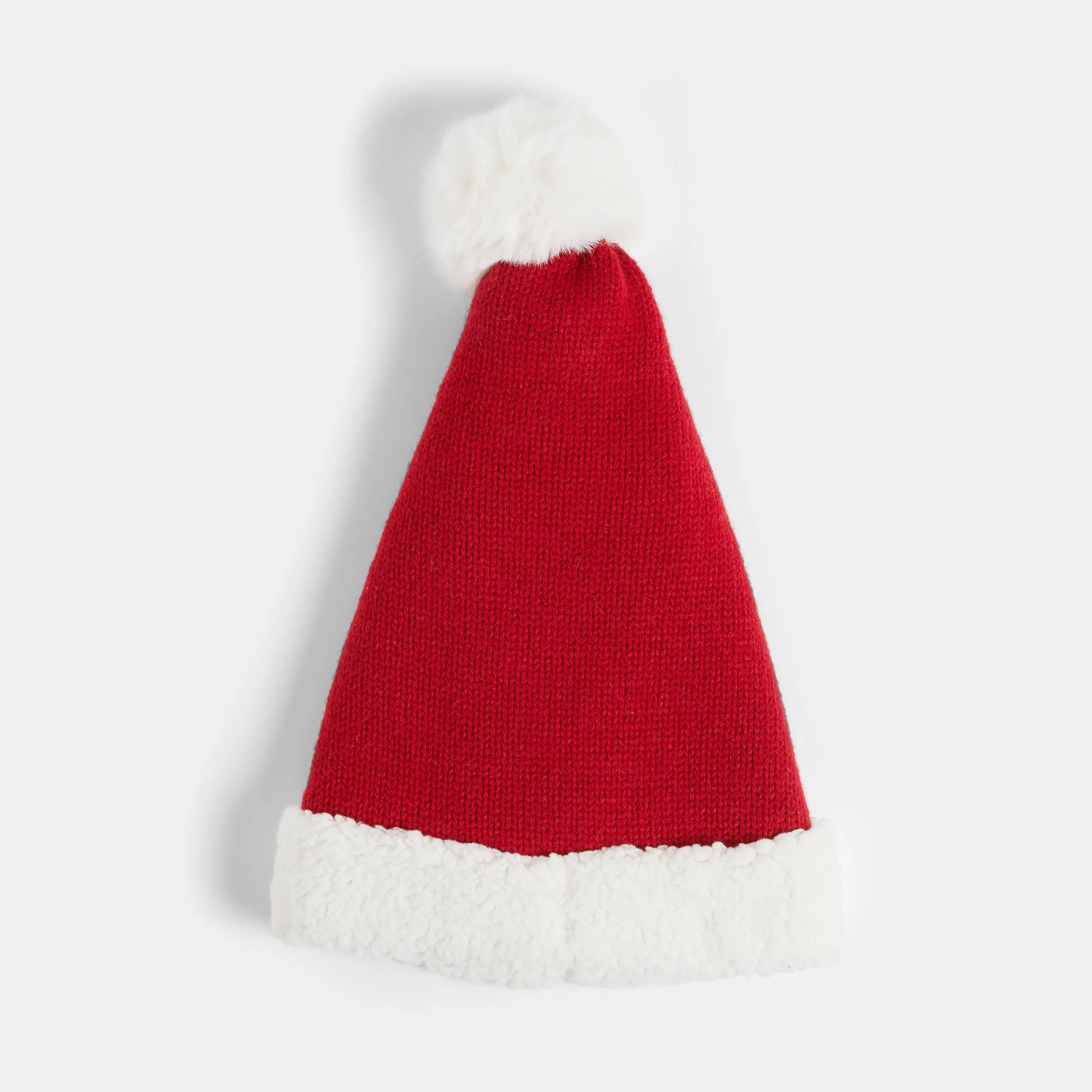 Sherpa Trim Santa's Hat