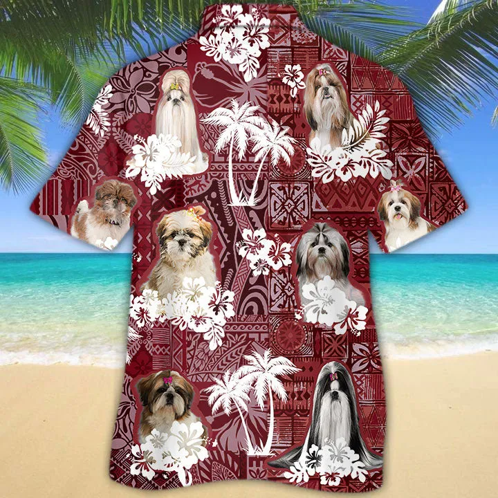 Shih Tzu Hawaiian Shirt, Best Gift For Dog Lovers