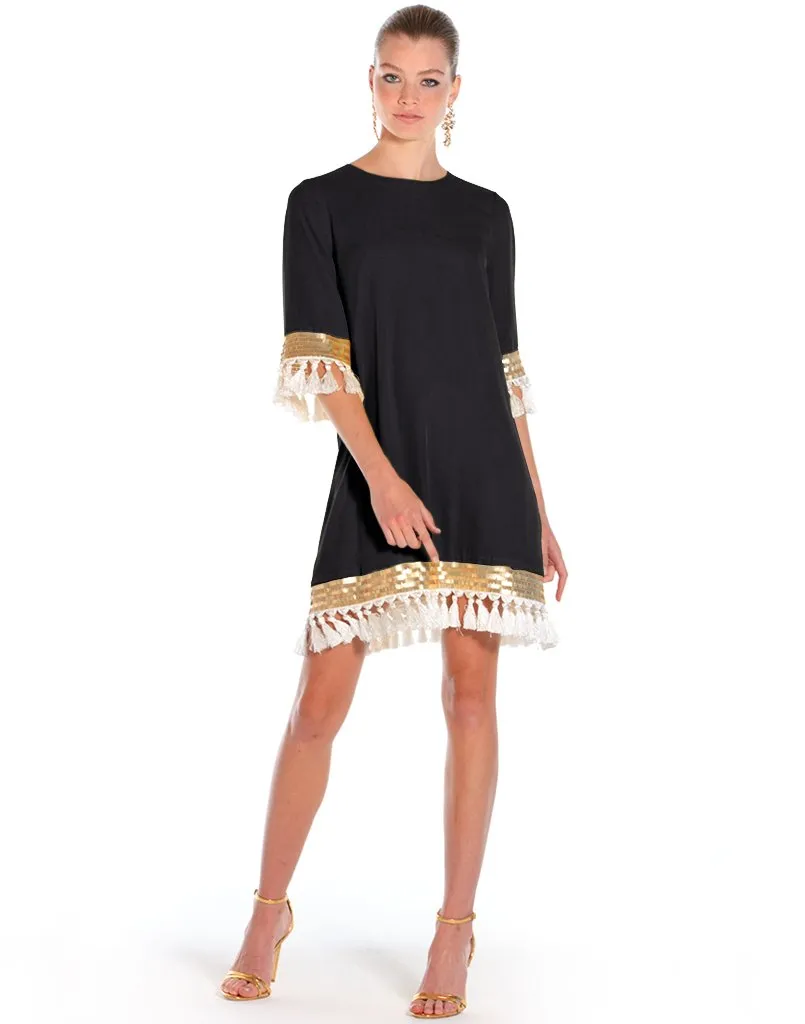 Shimmy Shimmy Tassel Dress