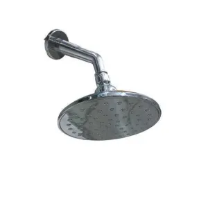 Shine Shower Head Round 6" with Arm & Flange CP #707828