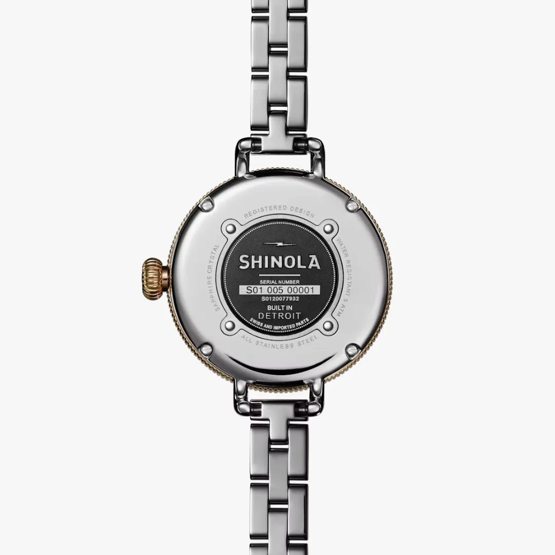 Shinola The Birdy 34mm Two-Tone