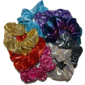 Shiny Foil Scrunchies