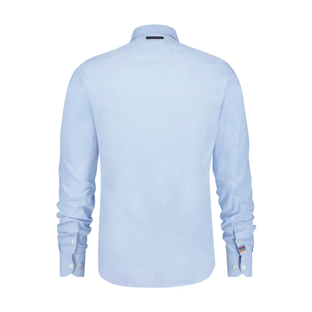 Shirt linen light blue timeless