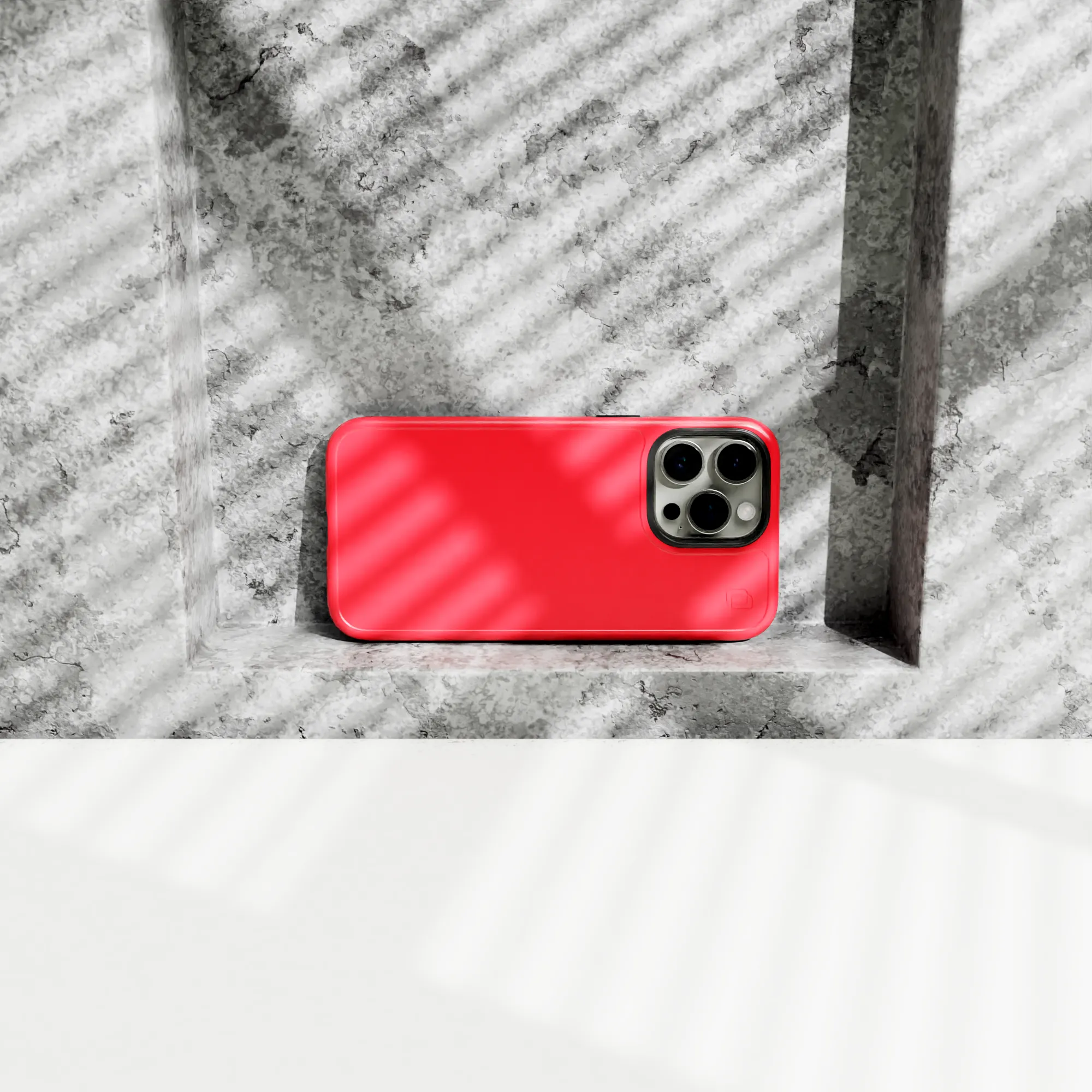 Shock-Absorbent Magsafe® Case for Apple iPhone 15 Plus | Scarlet Red | Fortitude Series