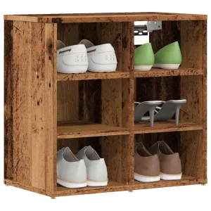 Shoe Cabinet Old Wood 52x30x50 cm