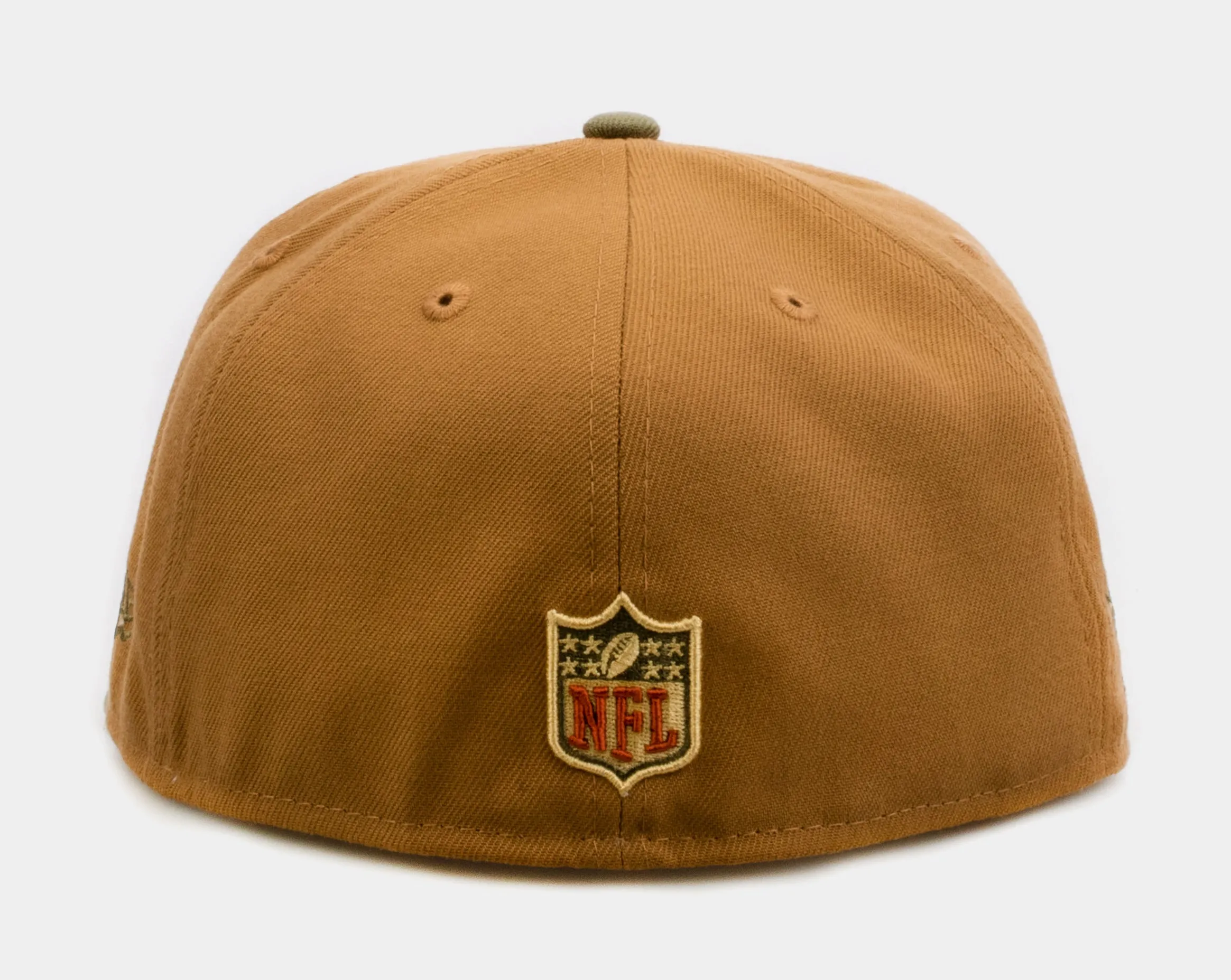 Shoe Palace Exclusive Autumn Wheat Denver Broncos 59Fifty Mens Fitted Hat (Beige/Green)