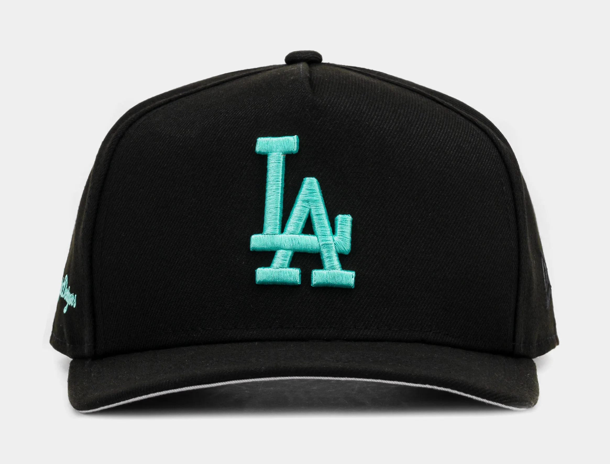 Shoe Palace Exclusive Los Angeles Dodgers Mint 950AF Snapback Mens Hat (Black/Mint)