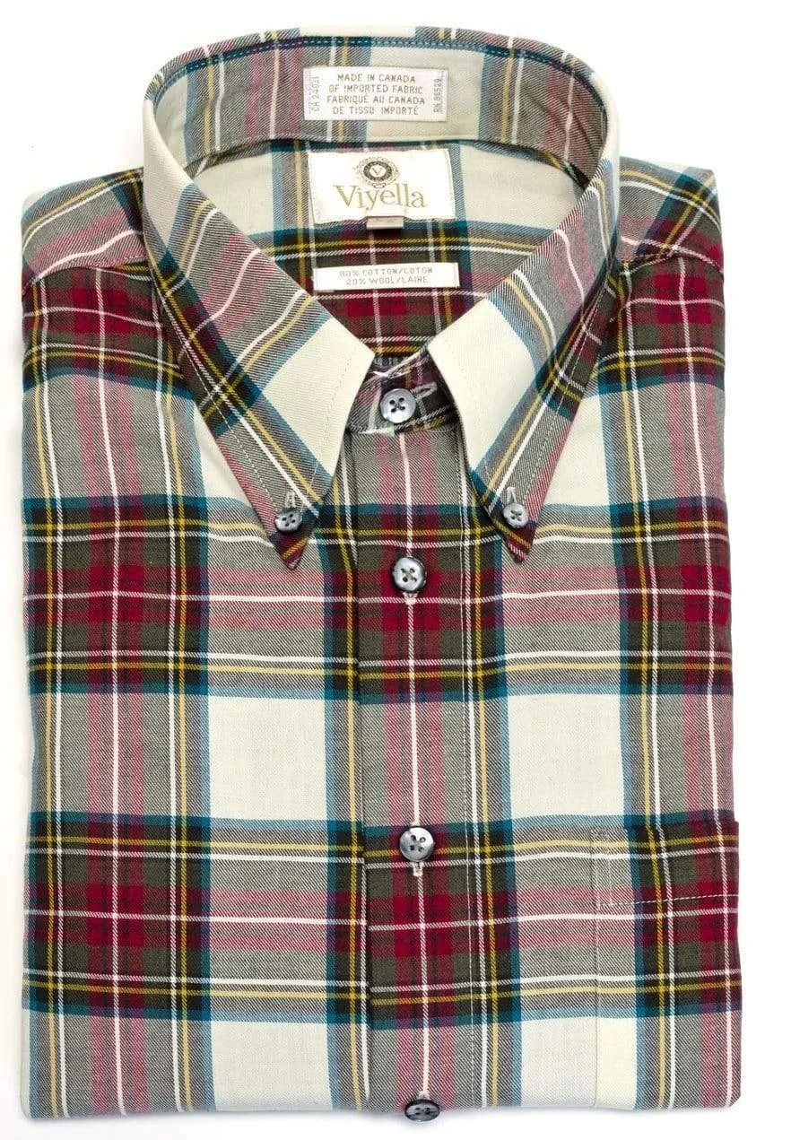 Shop Our Dress Stewart Plaid Shirt: Long Sleeve, Button-Down Collar, Made in Canada