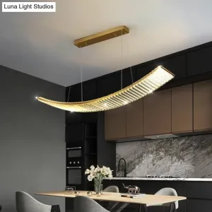 Shopia - Luxury Arch Crystal Suspension Chandelier - Modern Lighting Design