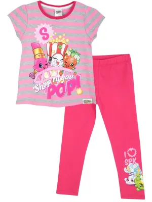 Shopkins Older Girls Top & Leggings Set