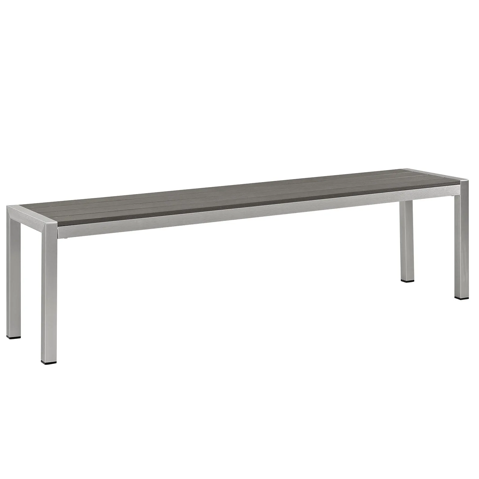 Shore Outdoor Patio Aluminum Bench