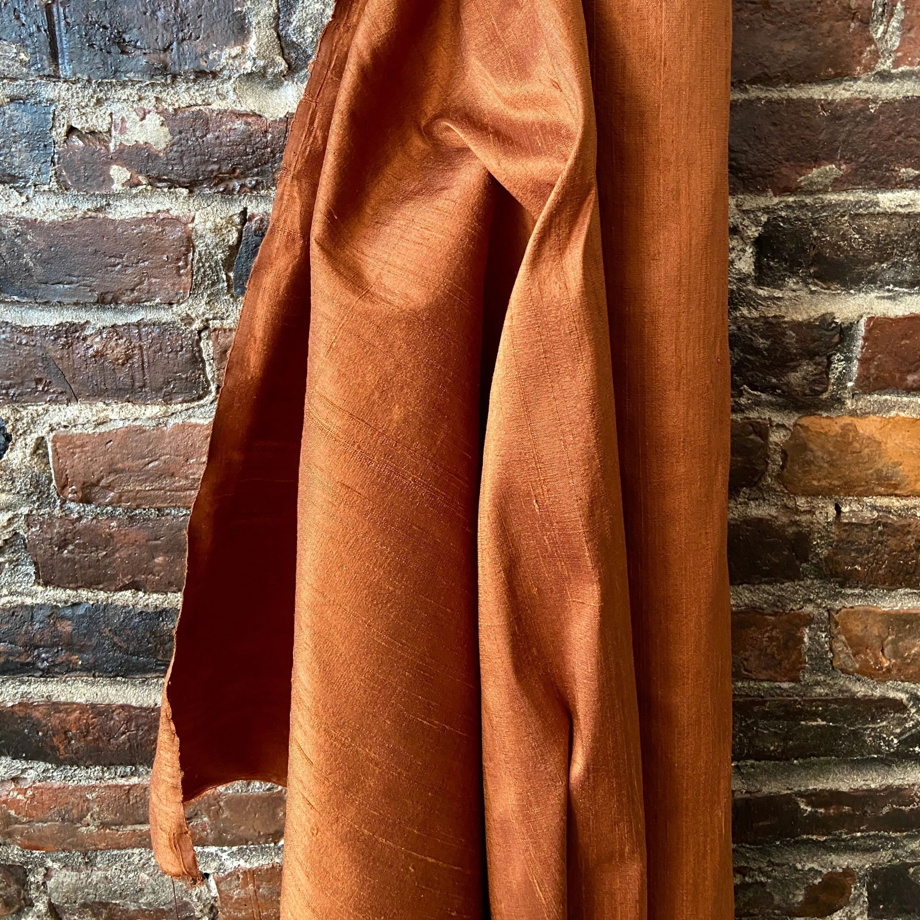 Shoreline Silk in Cinnamon - 44"/45" Wide