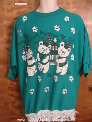 Short Sleeve 80s Christmas Sweatshirt