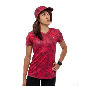 Short Sleeve Crimson Red