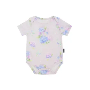 Short Sleeve Onesie - Hydrangeas