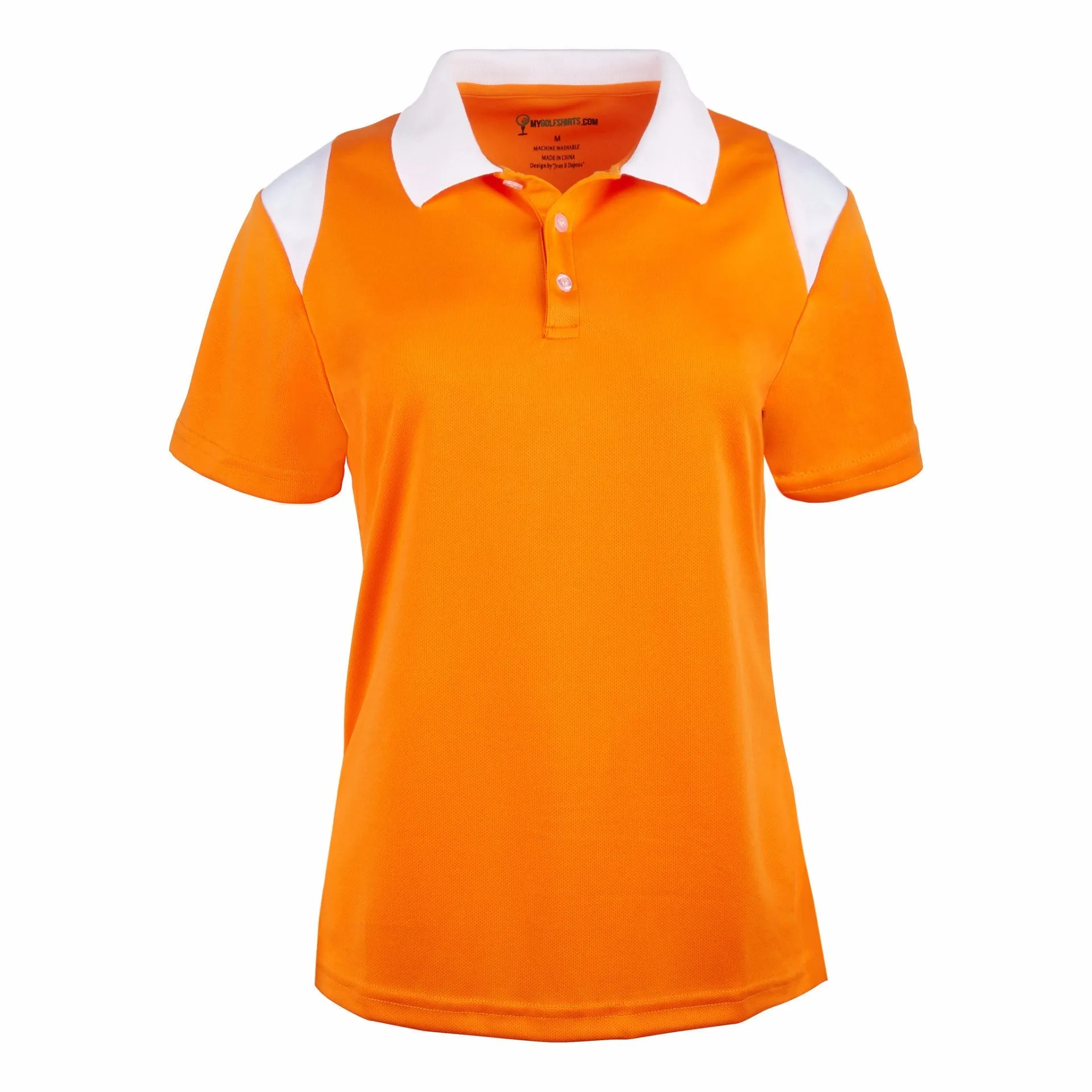 Short Sleeve Womens French  Cut Dri-Fit Golf Shirts  Style 6651