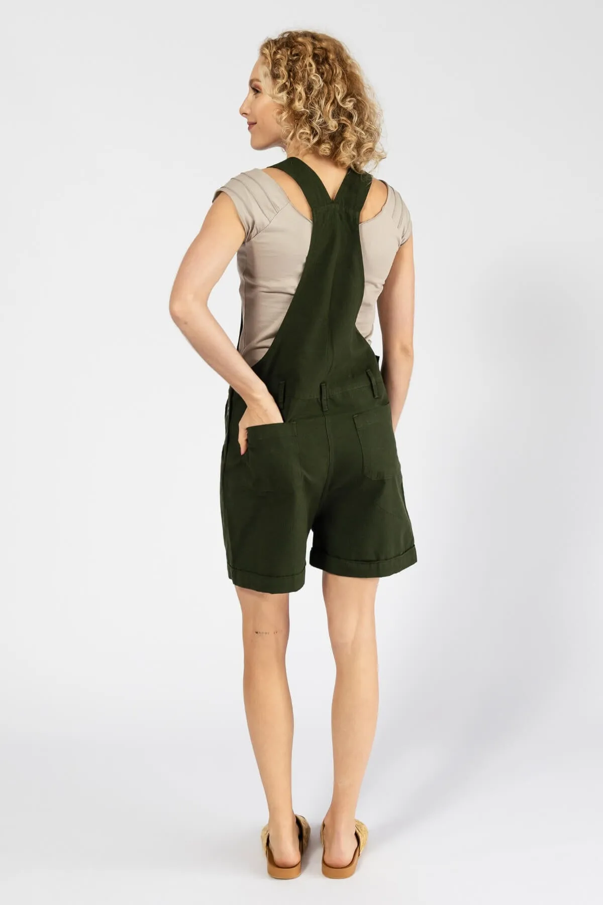 Short Traveller Overalls - Green