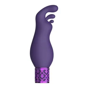 Shots Royal Gems Silicone Purple Rechargeable Bullet Vibrator