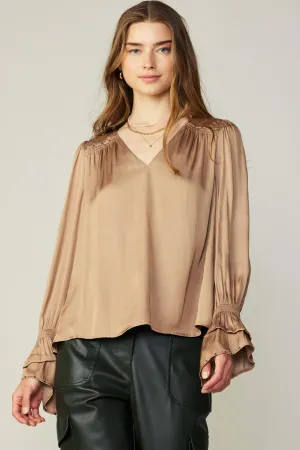 Shoulder Studded Blouse