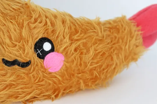 Shrimp tempura handmade plushie