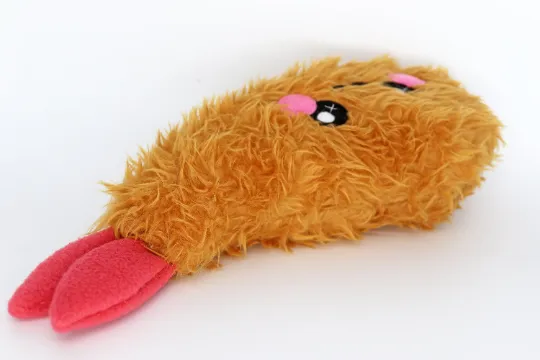 Shrimp tempura handmade plushie