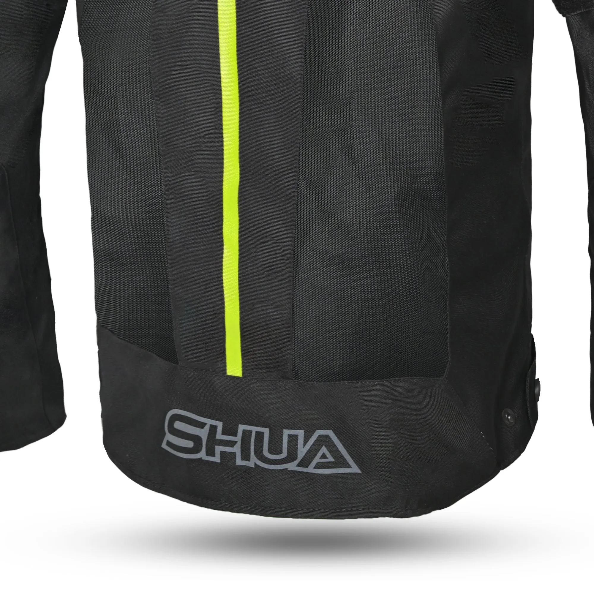 SHUA Gravity Mesh Summer Motorcycle Jacket Black Yellow