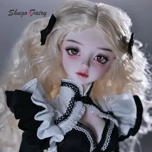 Shuga Fairy Bunton 1/4 BJD Doll | Huagao Anime Toy | Joint Body DIY Girls Gift | Blythe Movable BJD | Costume Designer Faceup