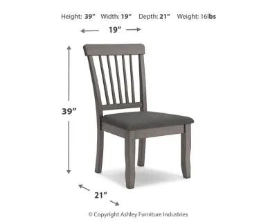 Shullden Dining Table and 4 Chairs