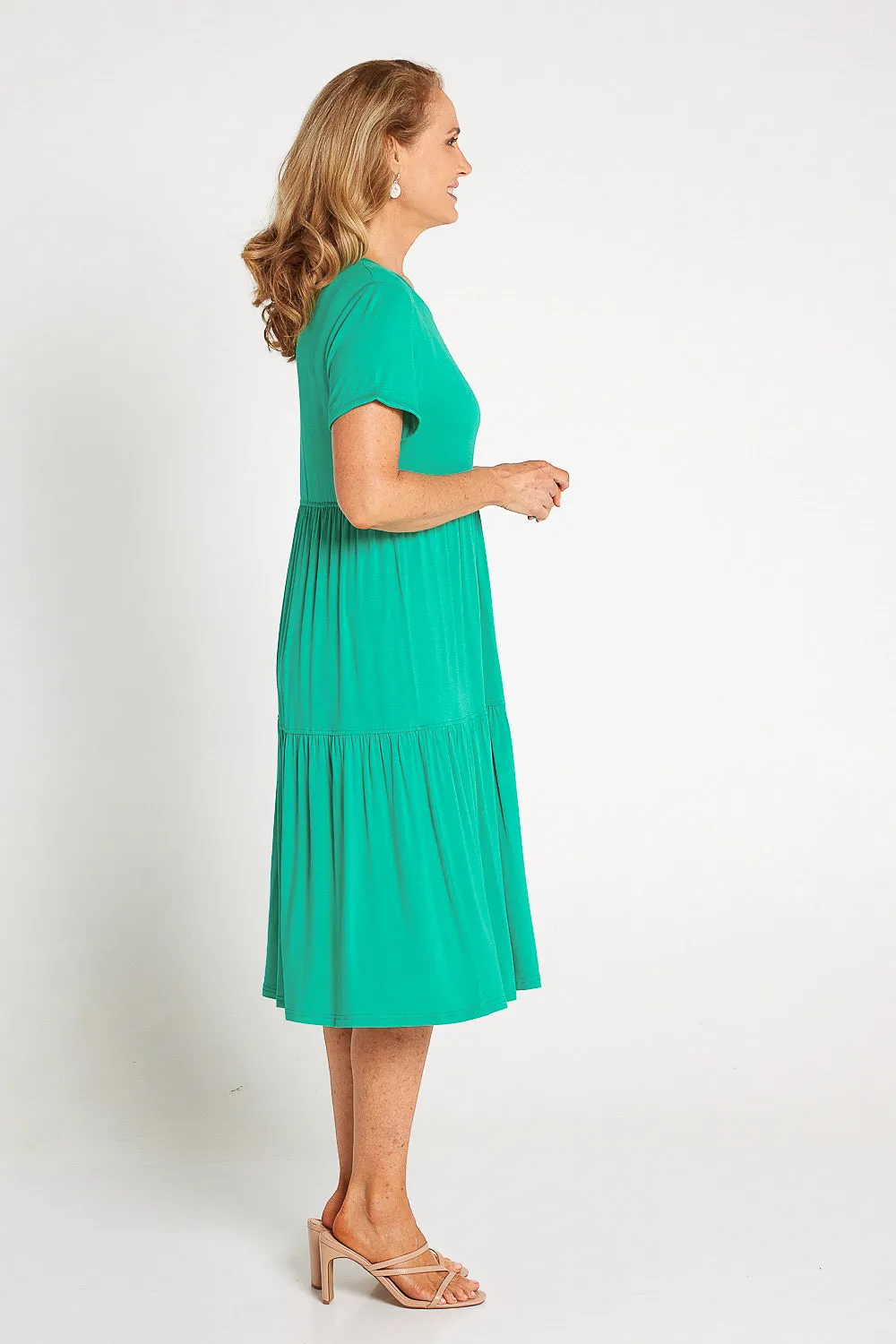 Shyla Modal Dress - Jade Green