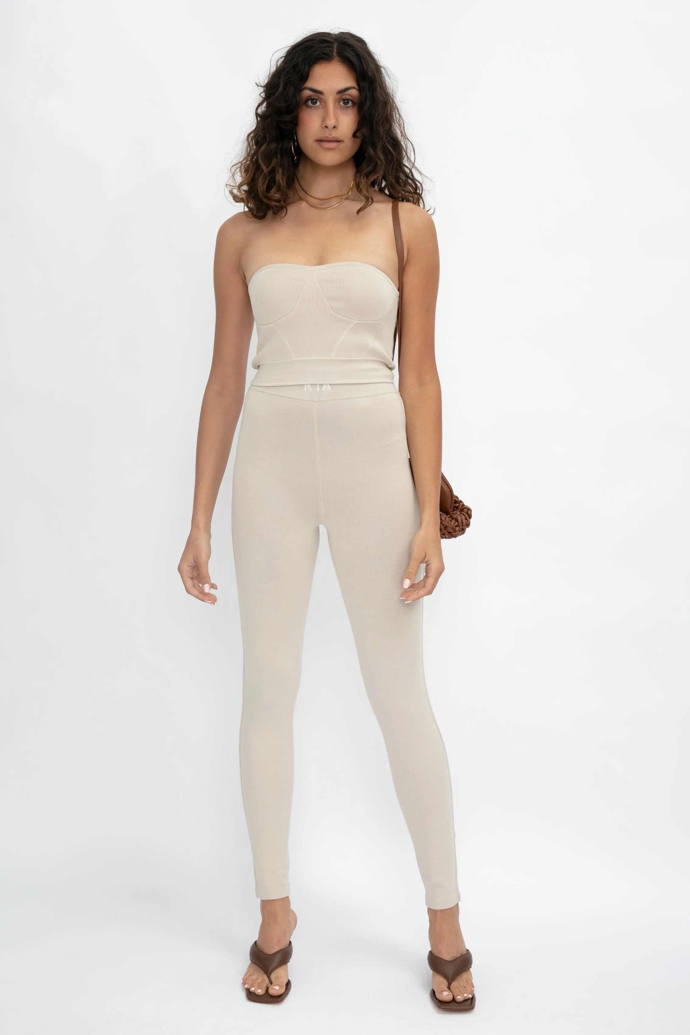 Sibille Legging Pant in Parchment