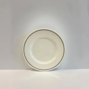 Side Plate Forest Green Line - Classical Porcelain