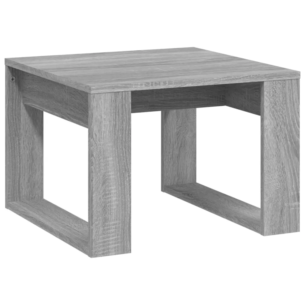 Side Table Grey Sonoma 50x50x35 cm Engineered Wood