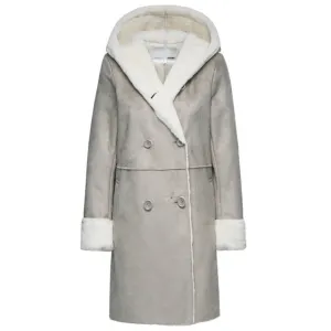 Side To Side Sherpa-Lined Coat