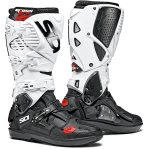 Sidi Crossfire 3 SRS Black White Motocross Boots