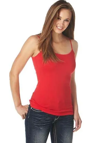 Sidran Women's Cowgirl Up Red Layering Cami Tank Shirt