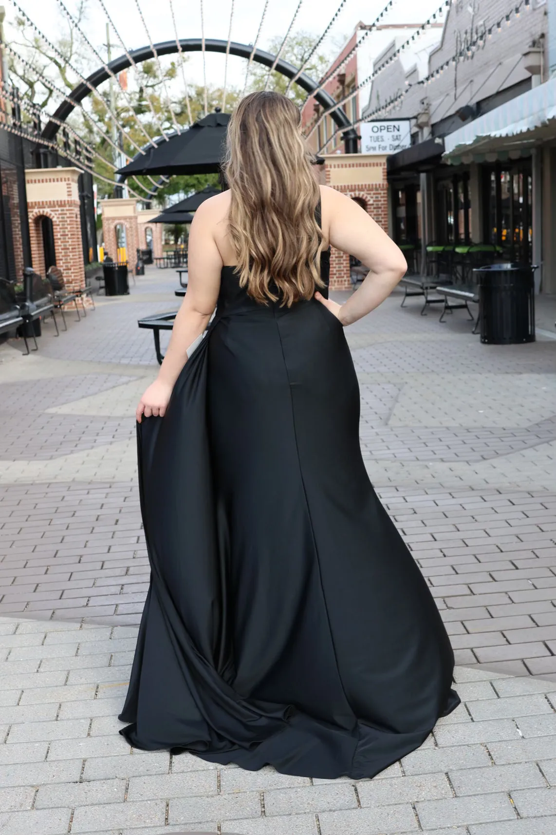 Sienna One Shoulder Satin Gown