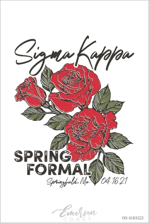 Sigma Kappa Missouri State University Formal Redesign T-shirt